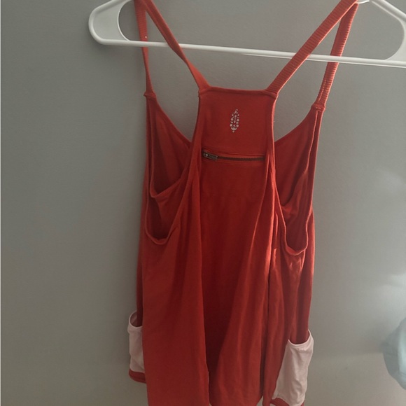 Free People xs hot shot red and pink pocket mini dress - Picture 4 of 8